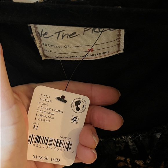 ‼️FINAL PRICE‼️ Free people velvet summer camp tunic dress - NWT - Picture 7 of 7